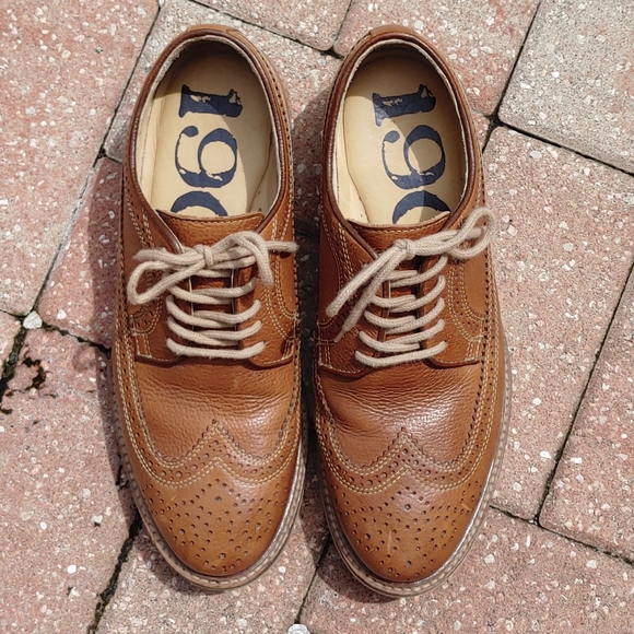 1901 Nordstrom Kyle Longwing Leather Brogues Sz 8M - Picture 6 of 13